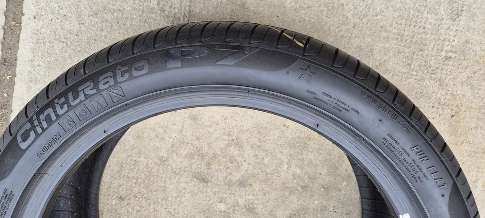 Set 2buc 225/45 R18 91Y Pirelli Cinturato P7 *BMW RSC RFT vară