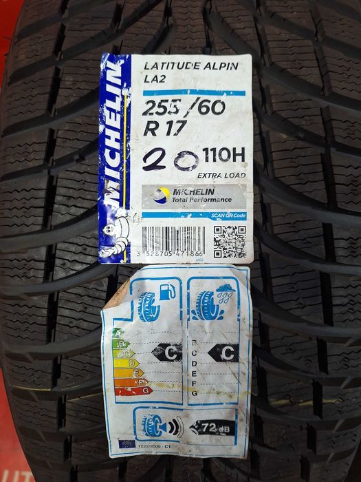 4 Anvelope M+S IARNA - 255/60/17 - MICHELIN ALPIN - NOU - DOT 2020 !! SUPER PRET