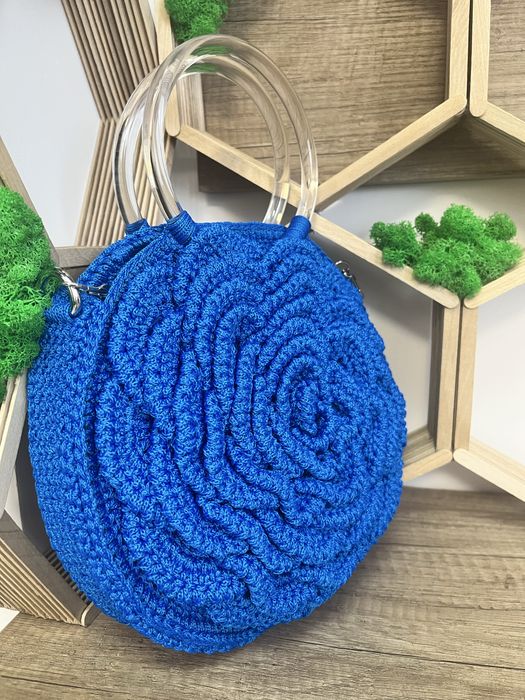 Geanta hand made trandafir