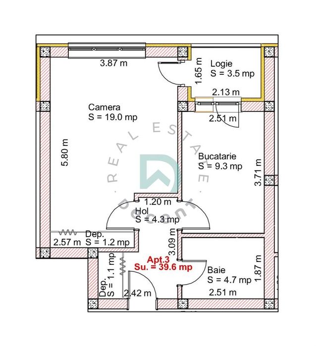 Garsoniera cu gradina proprie 48 mp - SELIMBAR