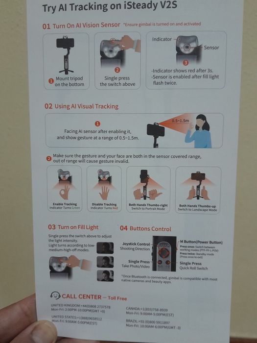 Стабилизатор  для телефона Hohem iSteady V2S версия 2023