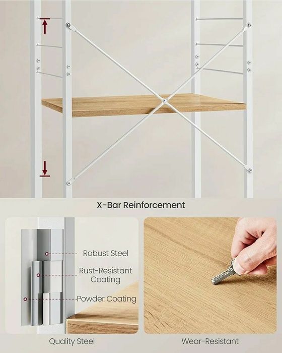 Raft de bucatarie pe roti,cu 3 rafturi