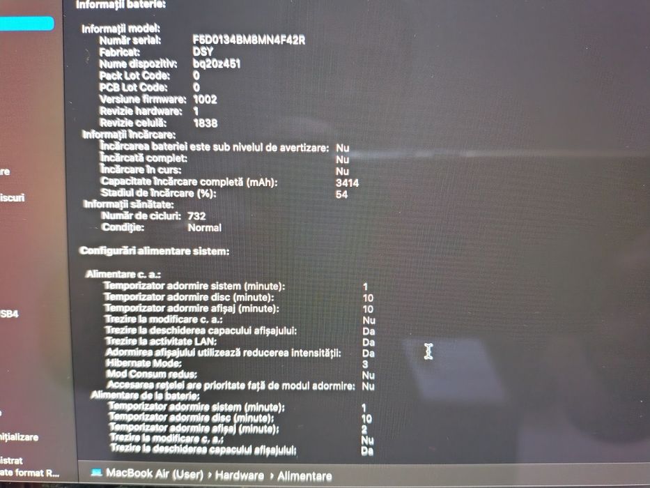 MacBook Air 2020 a2179

Achiziționat 28 mai 2020