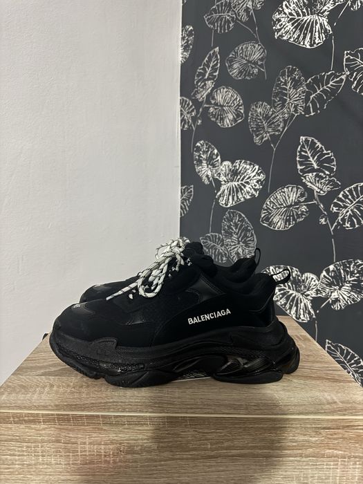 Balenciaga Triple S, Black Negre