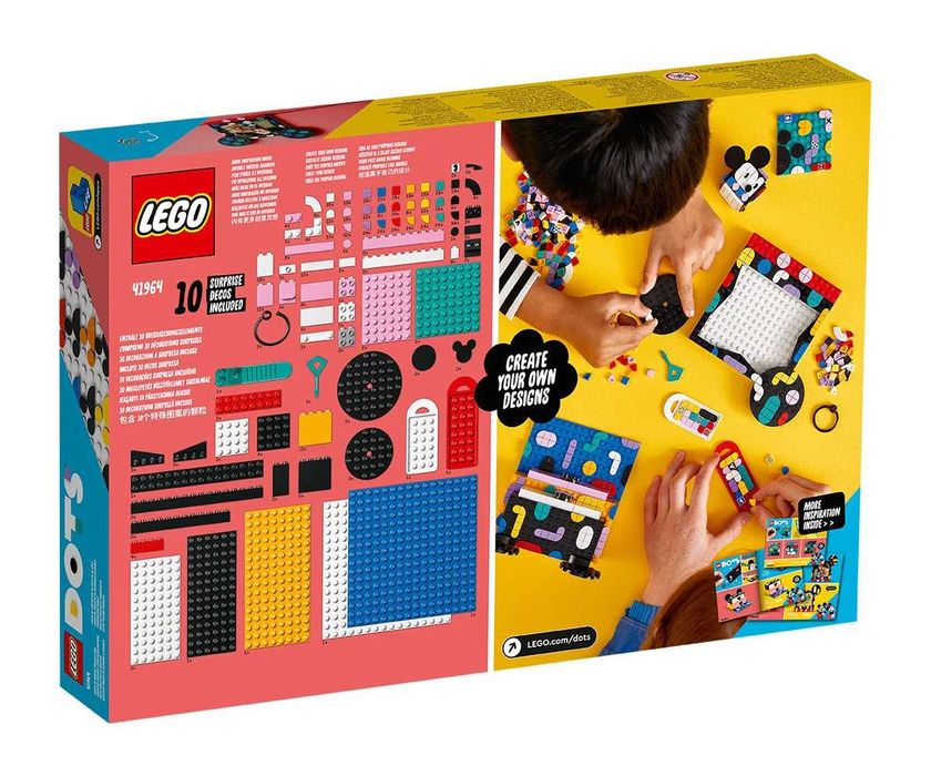НОВО LEGO DOTS 41964 - Мики и Мини Маус - Кутия за училищни проекти
