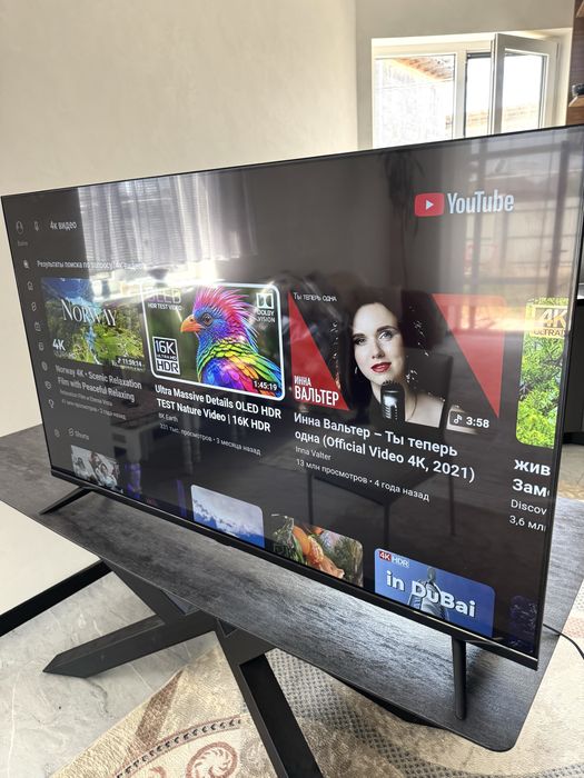 ТЕЛЕВИЗОР QLED 4K!!140cm 55 дюймов андроид смарт тв