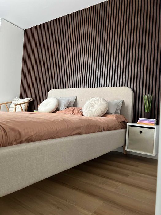 Riflaj MDF Premium grosime 2 cm- 9 lamele MDF pe panou 260x40