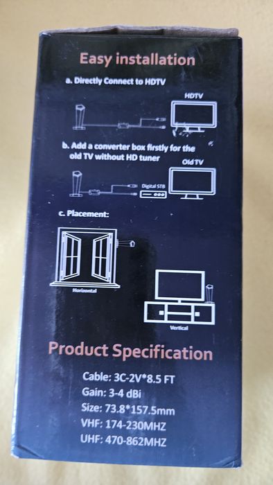ТВ антена 4K ultra HD