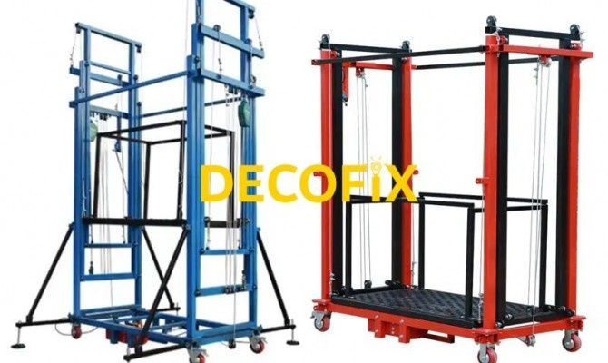 De inchiriat/de vanzare, Schela electrica telescopica 4m, 6m, 8m, ridicare 300kg