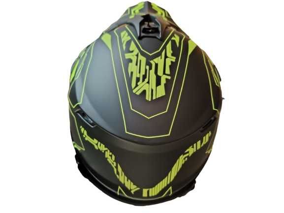 Каска Крос Мотор/Скутер/Бъги/Вело/АТВ с очила