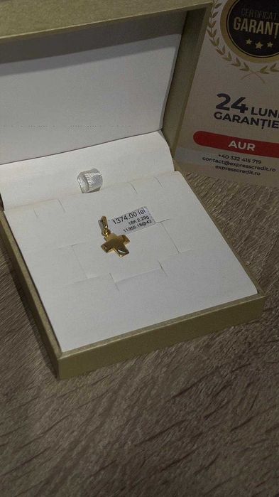 (Ag42) Pandantiv aur 18k *2 ani garantie* b11355