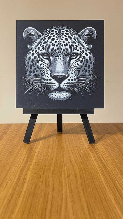 3D релефна картина животинско царство - ягуар