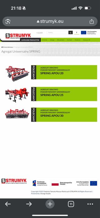 Scarificator compactor  Strumik  polonia Piese Noi