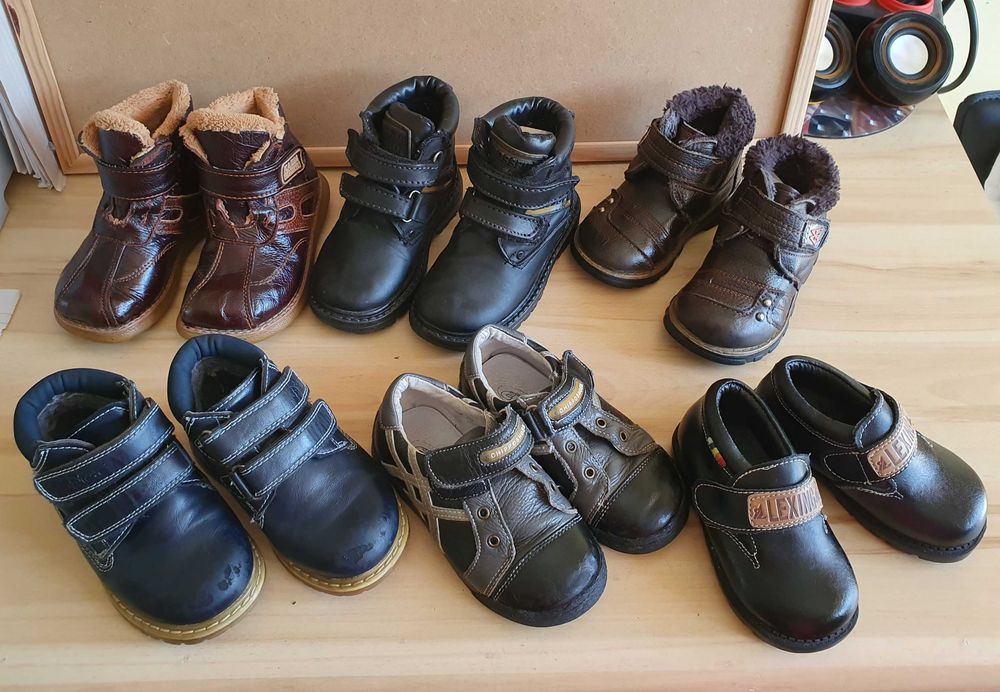 Детски обувки от естествена кожа