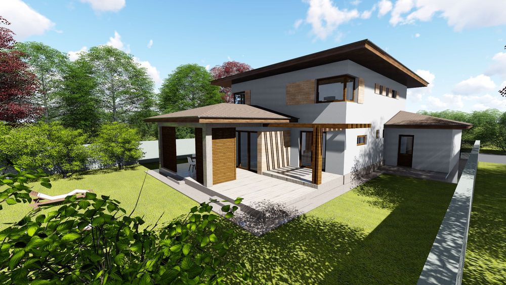 Proiecte de arhitectură case eficiente, moderne și bine structurate