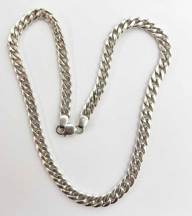 lant cubanez barbatesc din argint 925