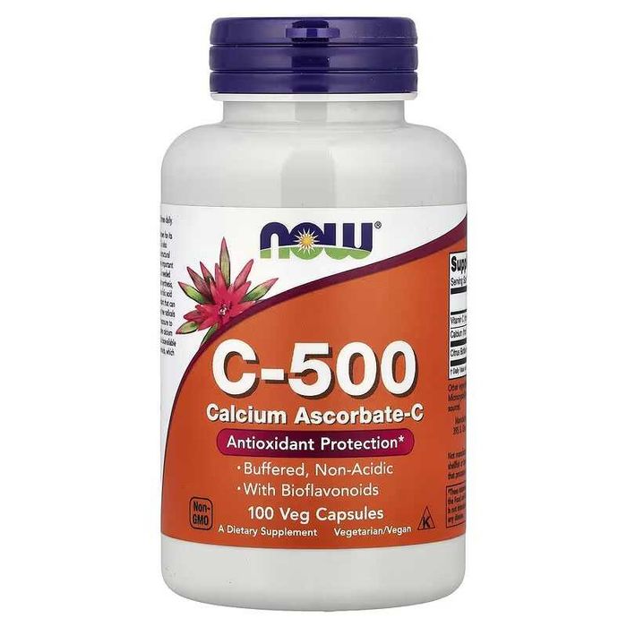 NOW Foods NOW C-500 C 500 Calcium Ascorbate C