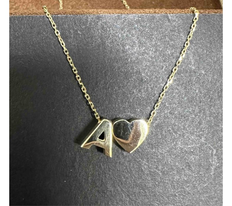 Подвеска золото буква А