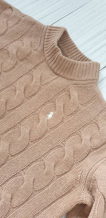 POLO Ralph Lauren Cable Wool / Cashmere  S НОВО ОРИГИНАЛ Дамски Пулове