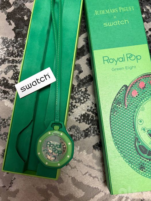 Swatch&AP Royal Pop Green Eight (Оригинал)