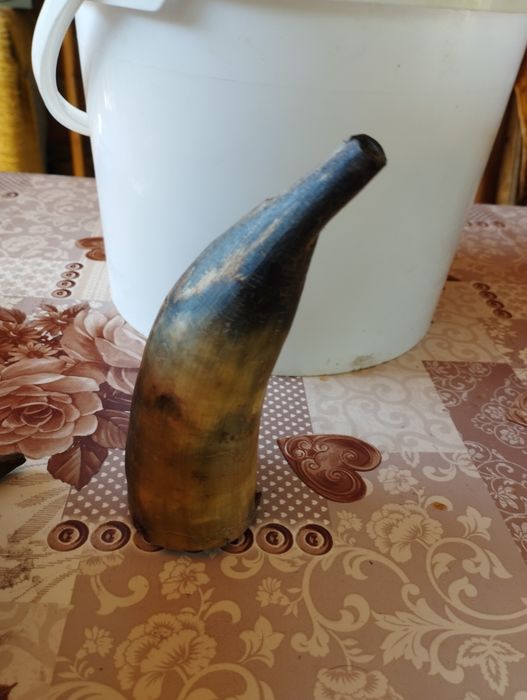 Стара барутница рог