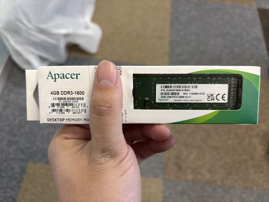 Плашка оперативной памяти 4GB DDR3