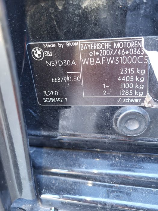 Bara fata completa bmw f10,f11