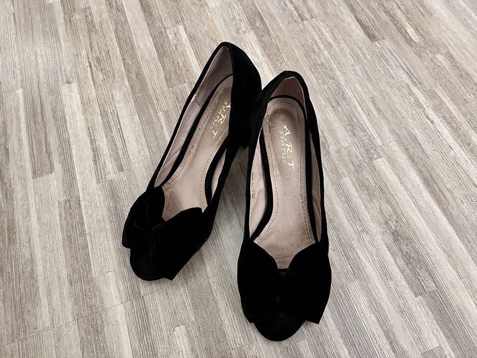 Туфли замшевые