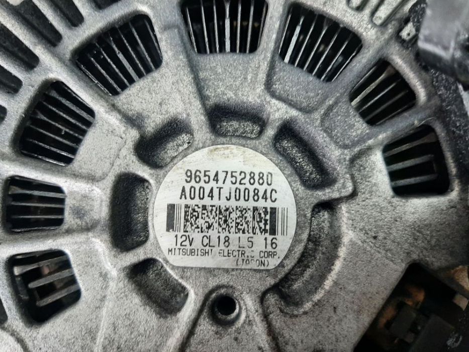 Alternator peugeot 308 peugeot 407 peugeot 607 peugeot 807 9654752880