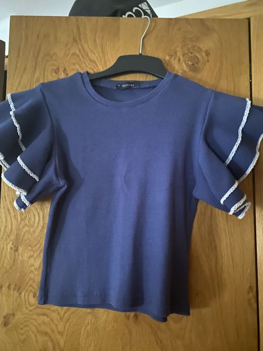 Синя блуза тип тениска