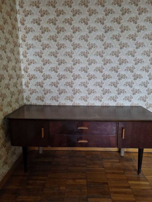 Невероятный антикварный трельяж с зеркалом размером 120х46х50