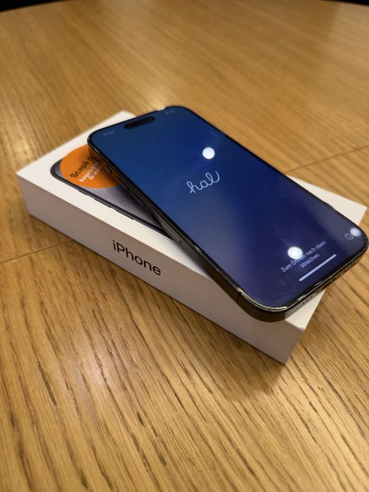 iPhone 15 pro, Black titanium 128GB stare f buna