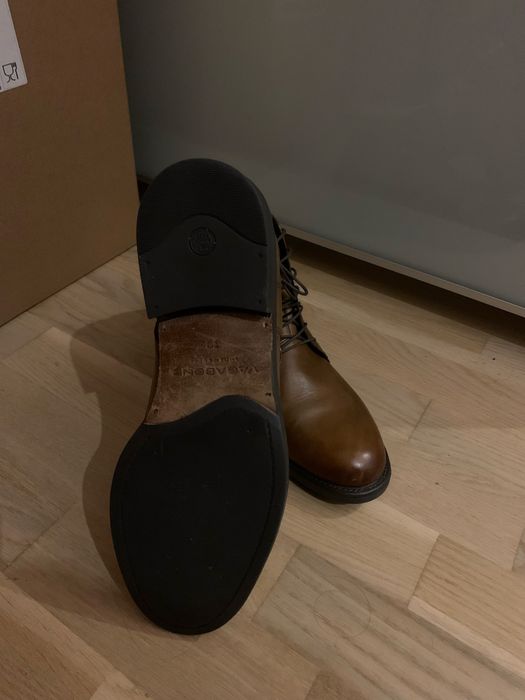 Кафяви боти Vagabond естествена кожа