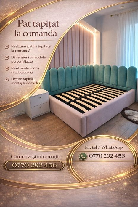 Paturi tapitate | Canapele | Coltare | Seturi la comanda