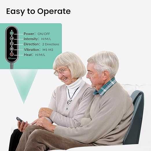 Шиатсу масажор със загряване Snailax SL-128 Shiatsu за врата и гърба