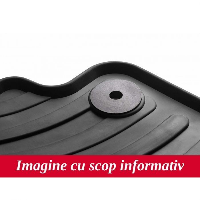 Set covorase auto din cauciuc Tesla Model Y Hatchback 03.2020, Negru, Gledring, 4 buc.