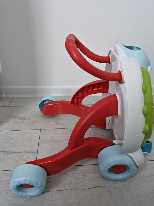 Jucarie Chicco 2 in 1, centru de activitati si antemergator Dinozaur, 9-24 luni