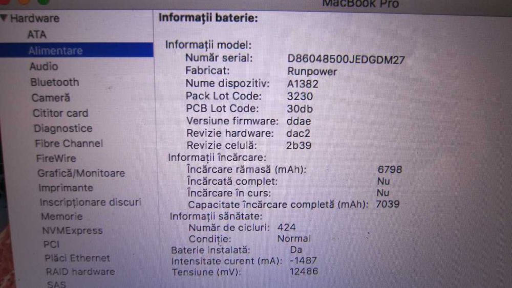 Laptop  I7 , MacBOOK PRO 15", 2011
