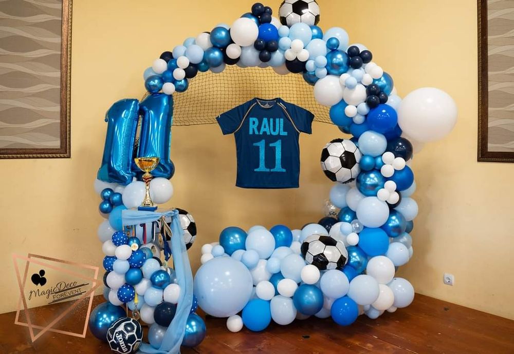 Decor eveniment, arcada baloane, aranjament tematic baloane