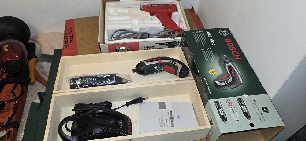 Bosch ixo vino si Weller pistol de lipit