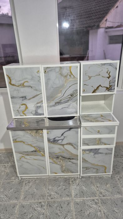 Луксозна кухня декоративен, заедно с мифка