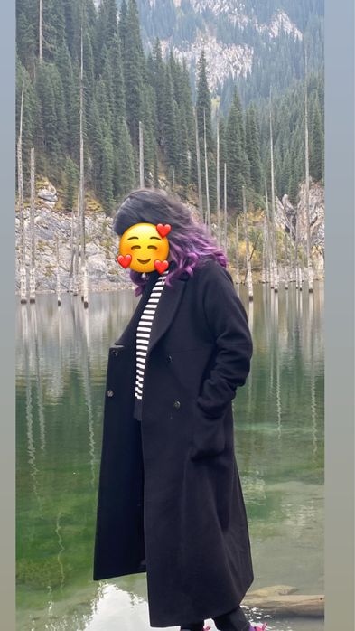 Продам пальто черное