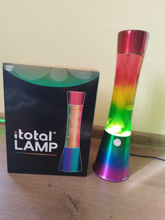 Лава лампа iTotal Crystal, Размер 11.2 х 40 см, Захранване 220V