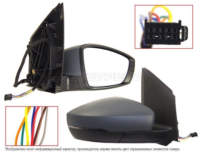 Зеркало  Volkswagen Polo