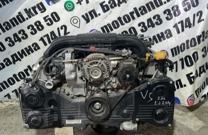 Двигатель Subaru EJ204 2.0l 4x вальный ej20 Forester Legacy Exiga