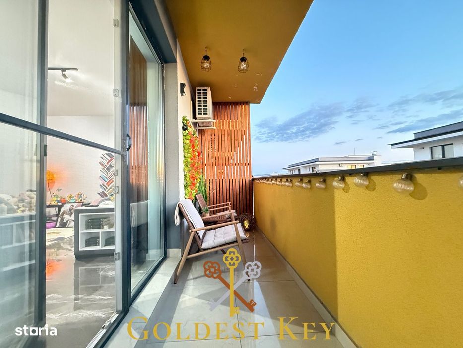 Apartament generos cu 2 camere, balcon, debara si parcare