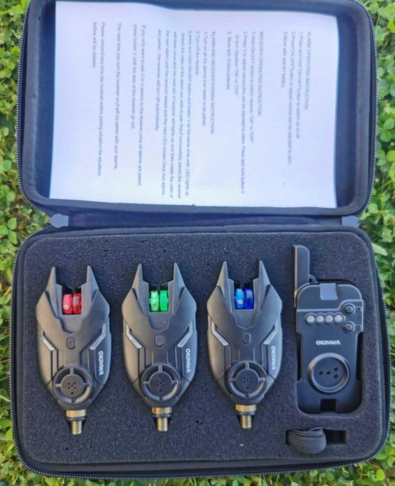 Сигнализатори със станция за дънен риболов Okinwa F5-W 3+1 и 4+1