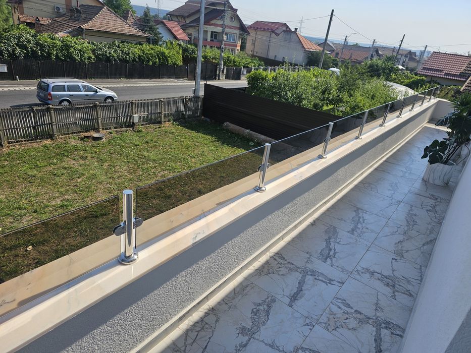Balustrade inox cu sticla Arges/Valcea/Bucuresti