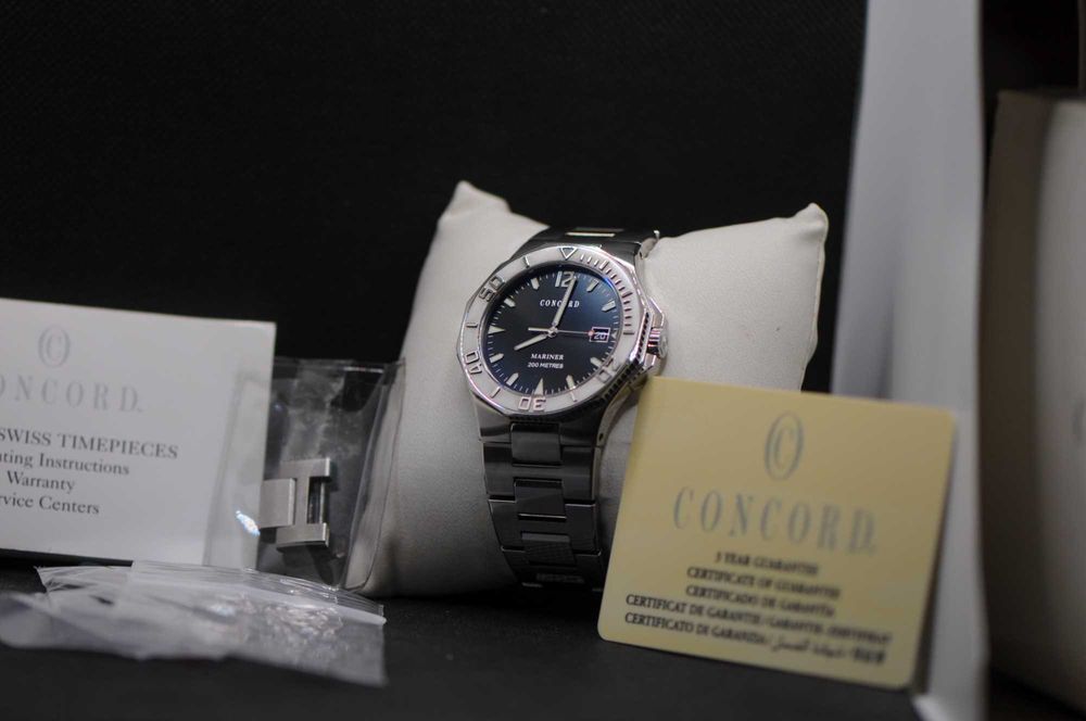 Швейцарски мъжки автоматичен часовник - Concord Mariner Diver 200m