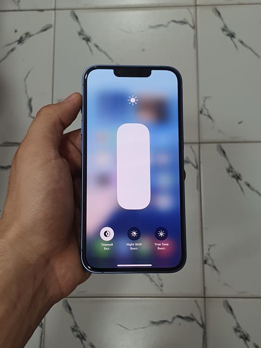 iPhone 13 blue karobka dakument